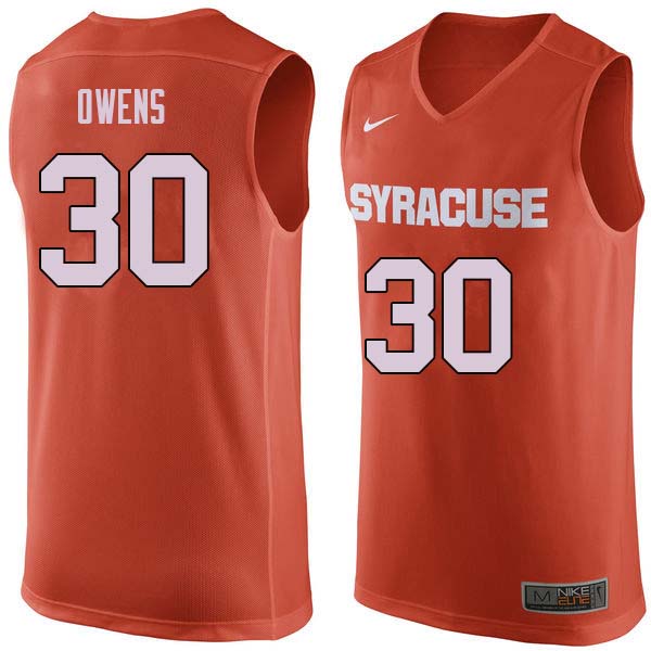 Men #30 Billy Owens Syracuse Orange College Basketball Jerseys Sale-Orange